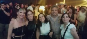 Vales, Nati, Esteban y Fernanda